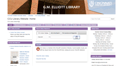 Desktop Screenshot of library.ccuniversity.edu